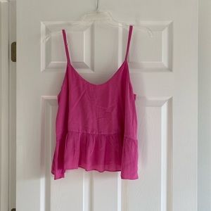 Topshop Cropped Tank Top
